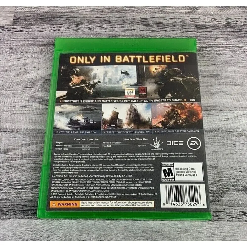 Battlefield 4 Xbox One Game